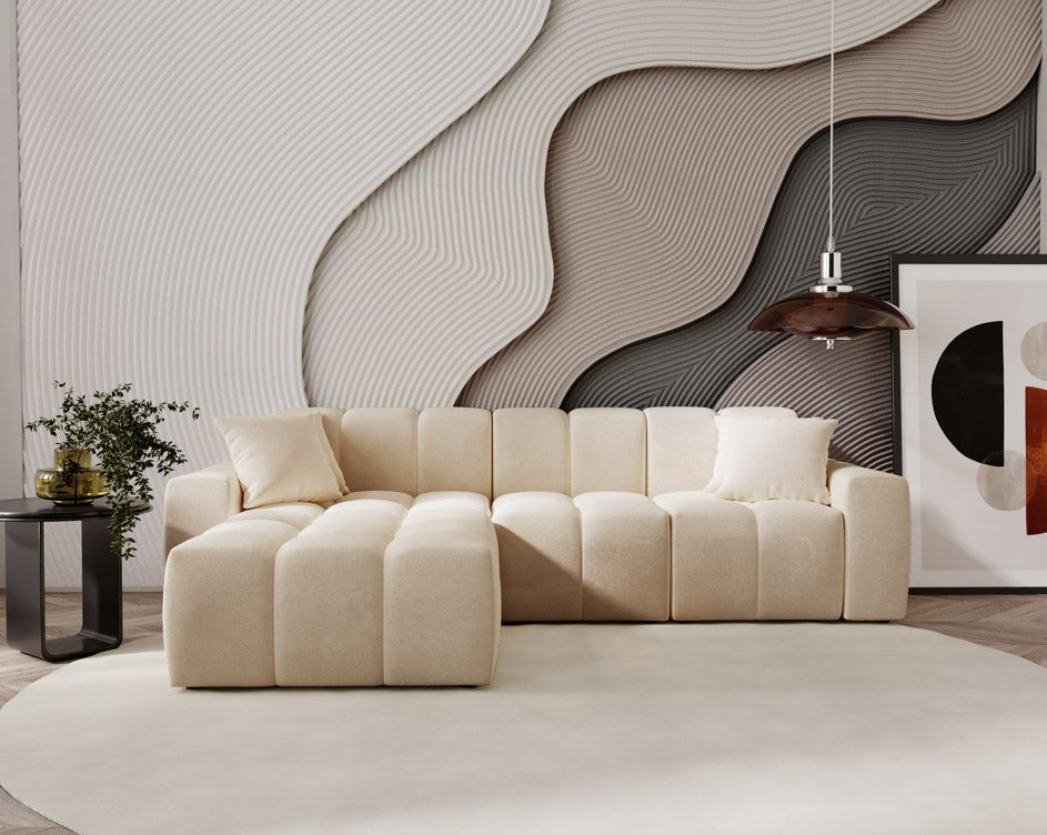 Designerbank Amber in fluweel
