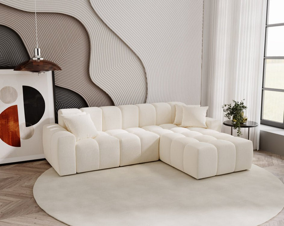Designerbank Amber in fluweel