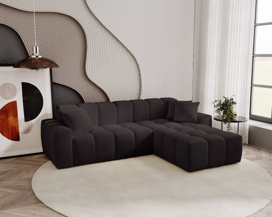 Designerbank Amber in fluweel