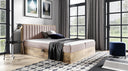 Designer houten bed Jonah met opbergruimte