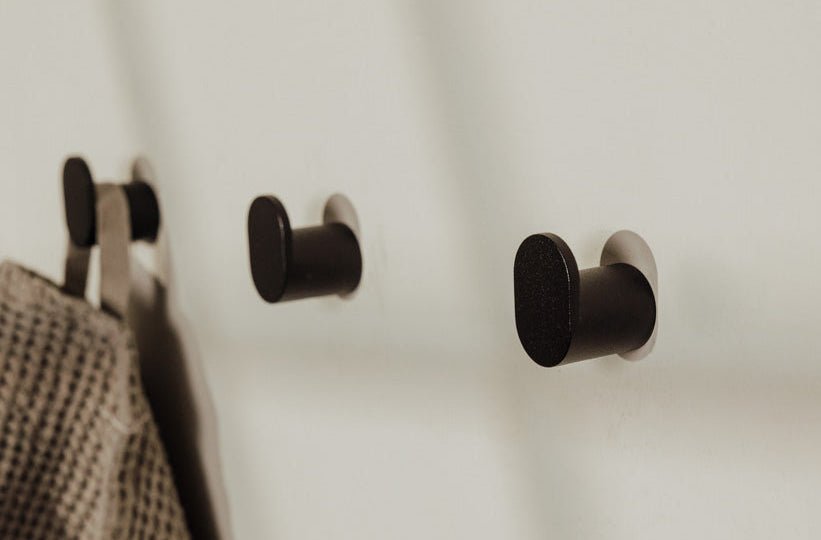 Kapstok/Kledinghaken Palo – Minimalistische wandhaken in set van 3 of 6