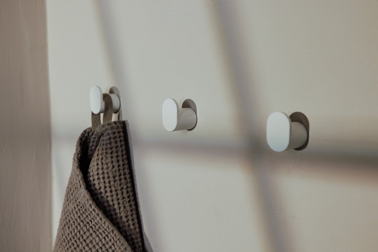 Kapstok/Kledinghaken Palo – Minimalistische wandhaken in set van 3 of 6