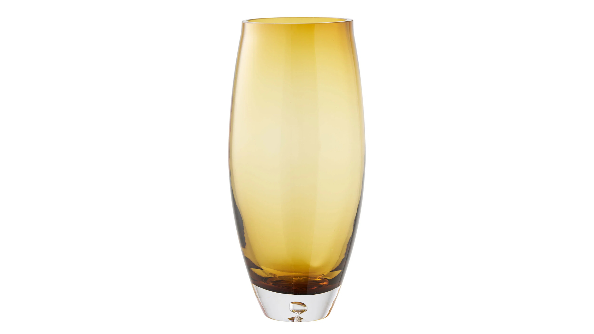 Vase Finn - en verre orange doré