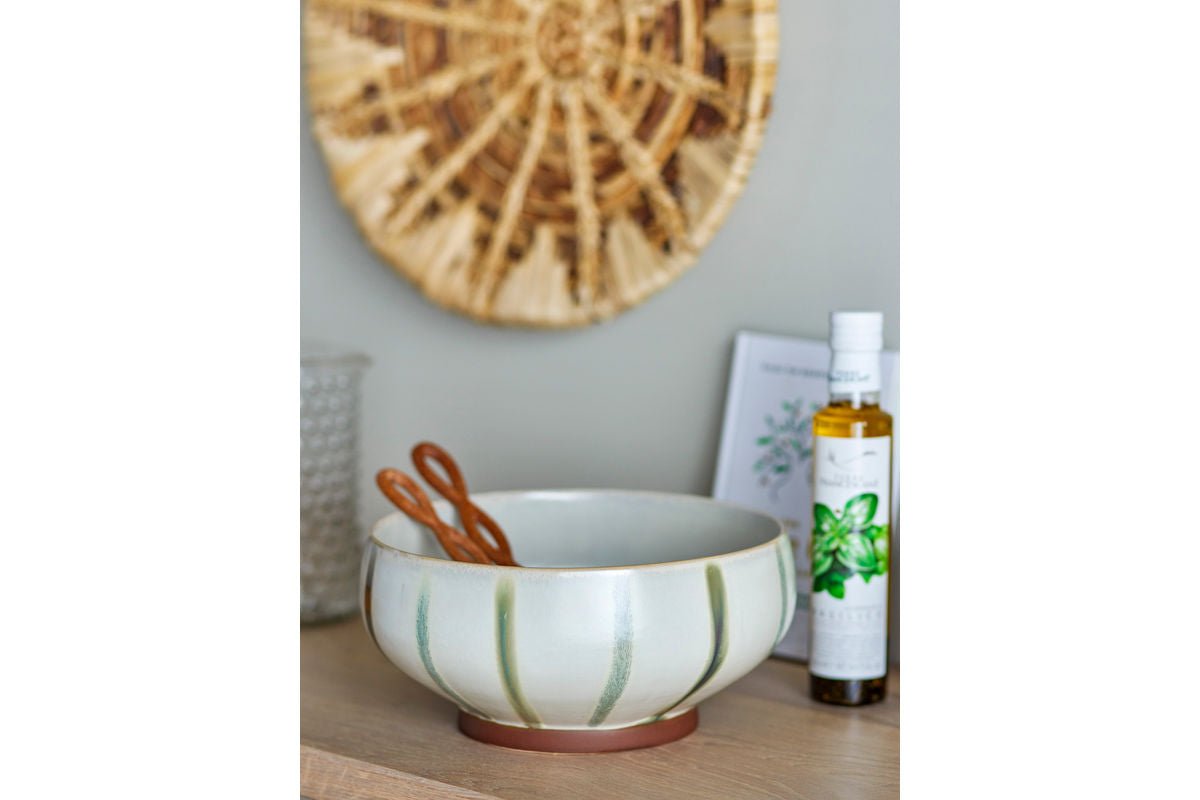 Bol Sofi - Grès peint à la main en gris