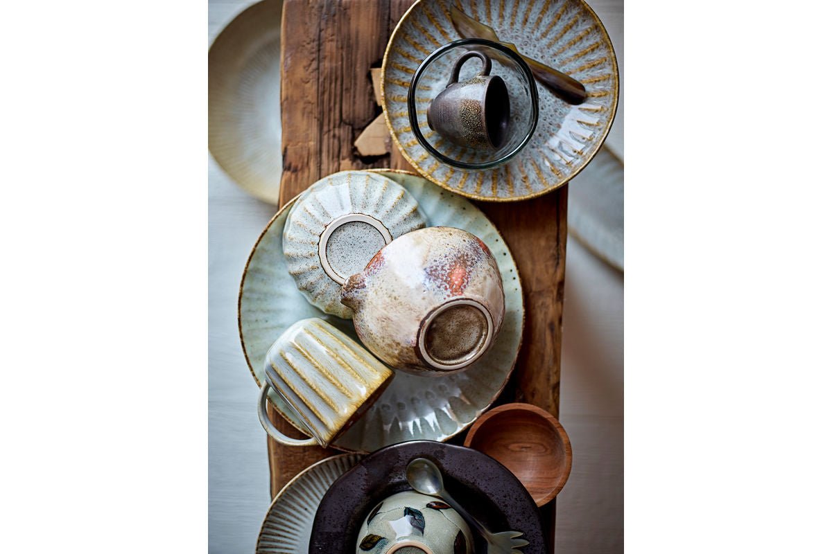 Assiette Coria – fabriquée en grès