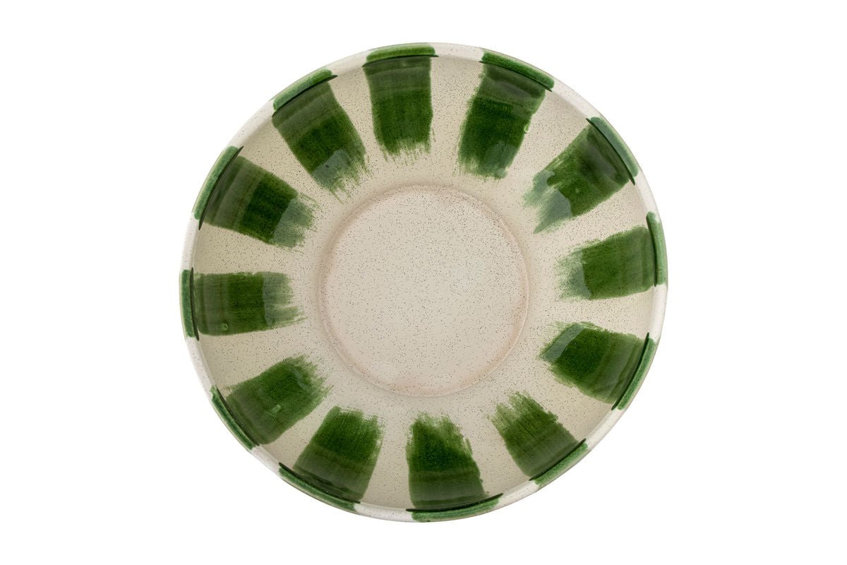 Bol Amara – faïence peinte à la main avec motif à rayures