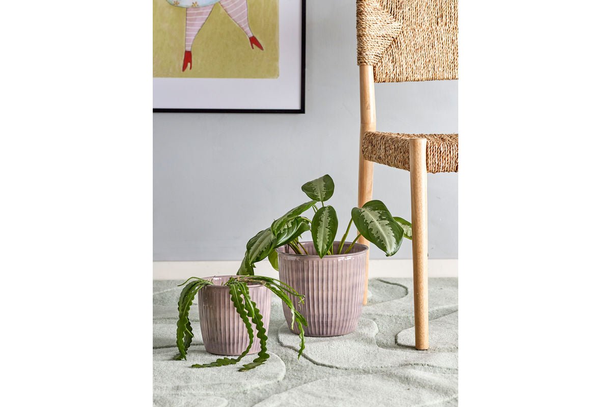 Blumentopf Set Rostirost – rosa Lackierung