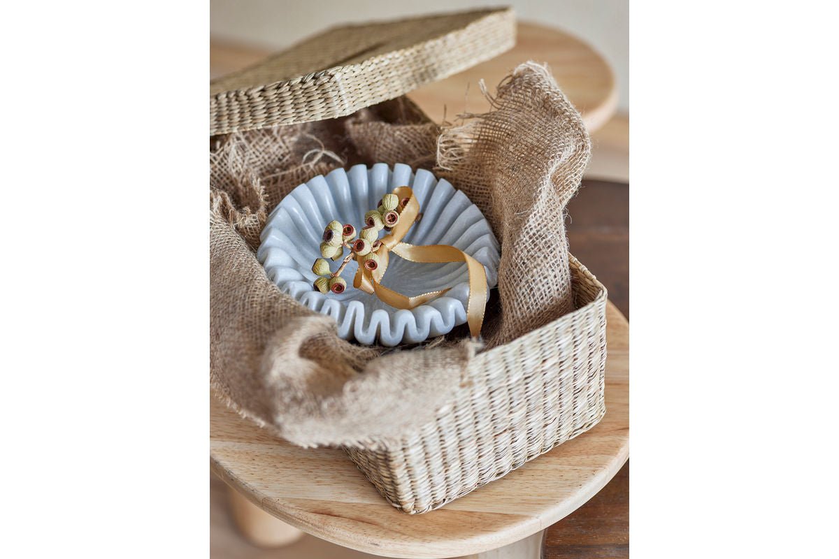 Schaal Anira – met de hand gesneden witte marmer