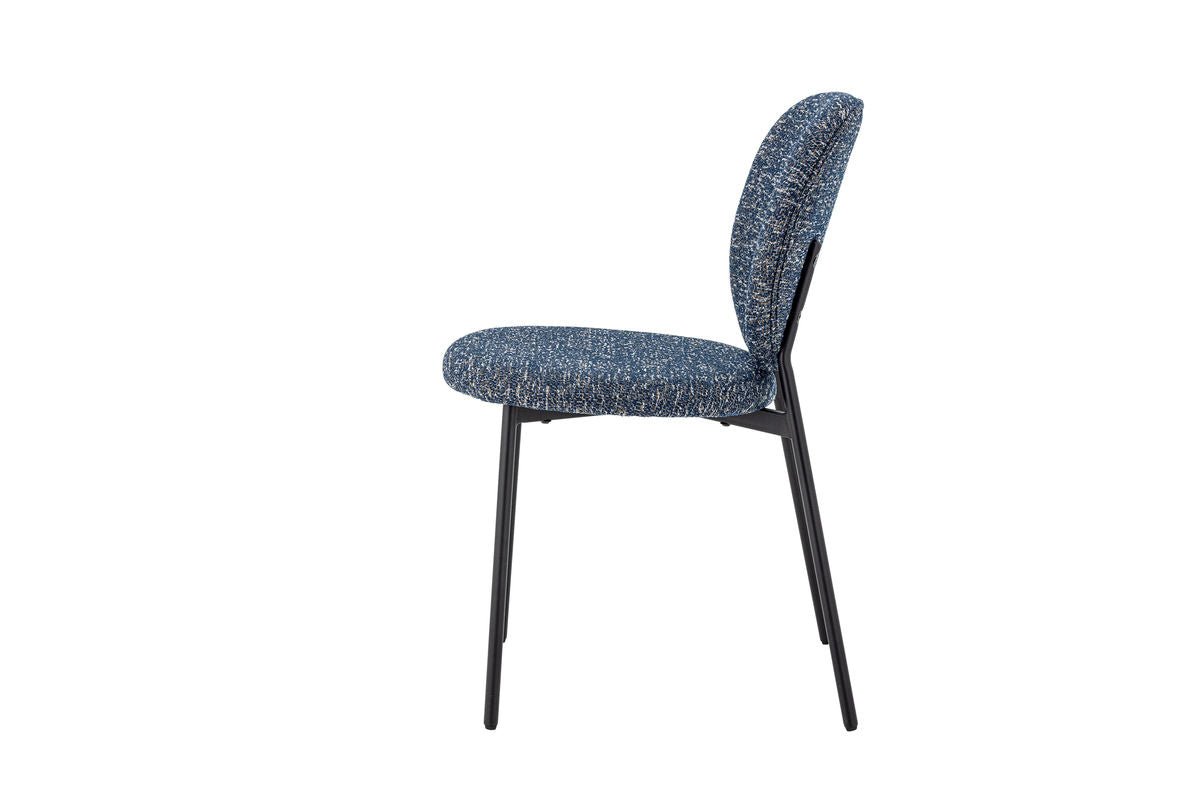 Chaise de salle à manger Holly – rembourrage en chenille disponible en plusieurs couleurs