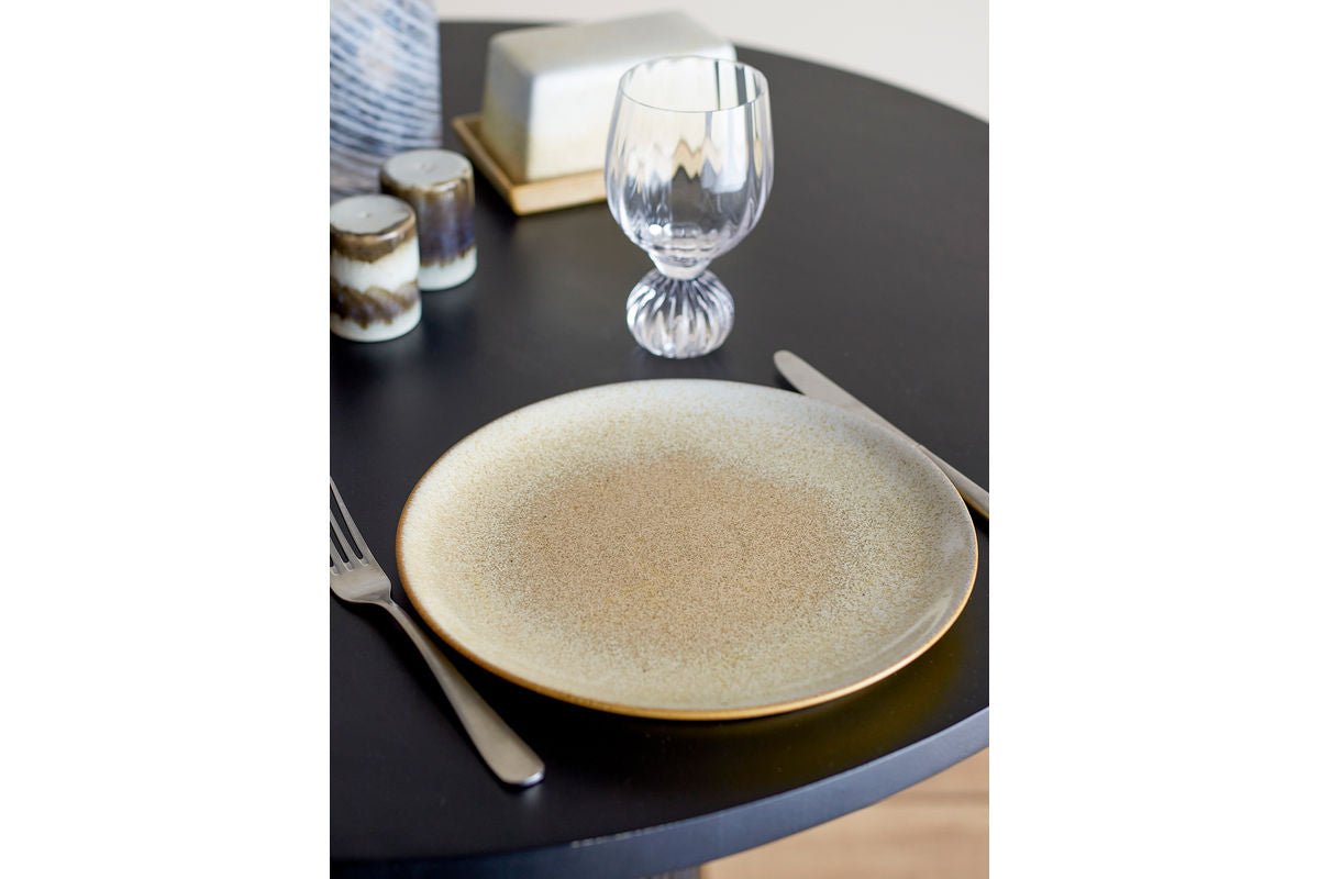 Assiette Belva – fabriquée en grès