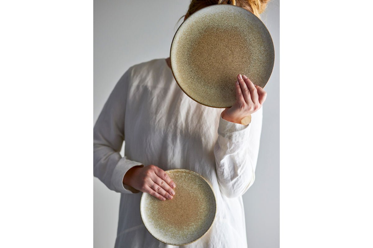 Assiette Belva – fabriquée en grès