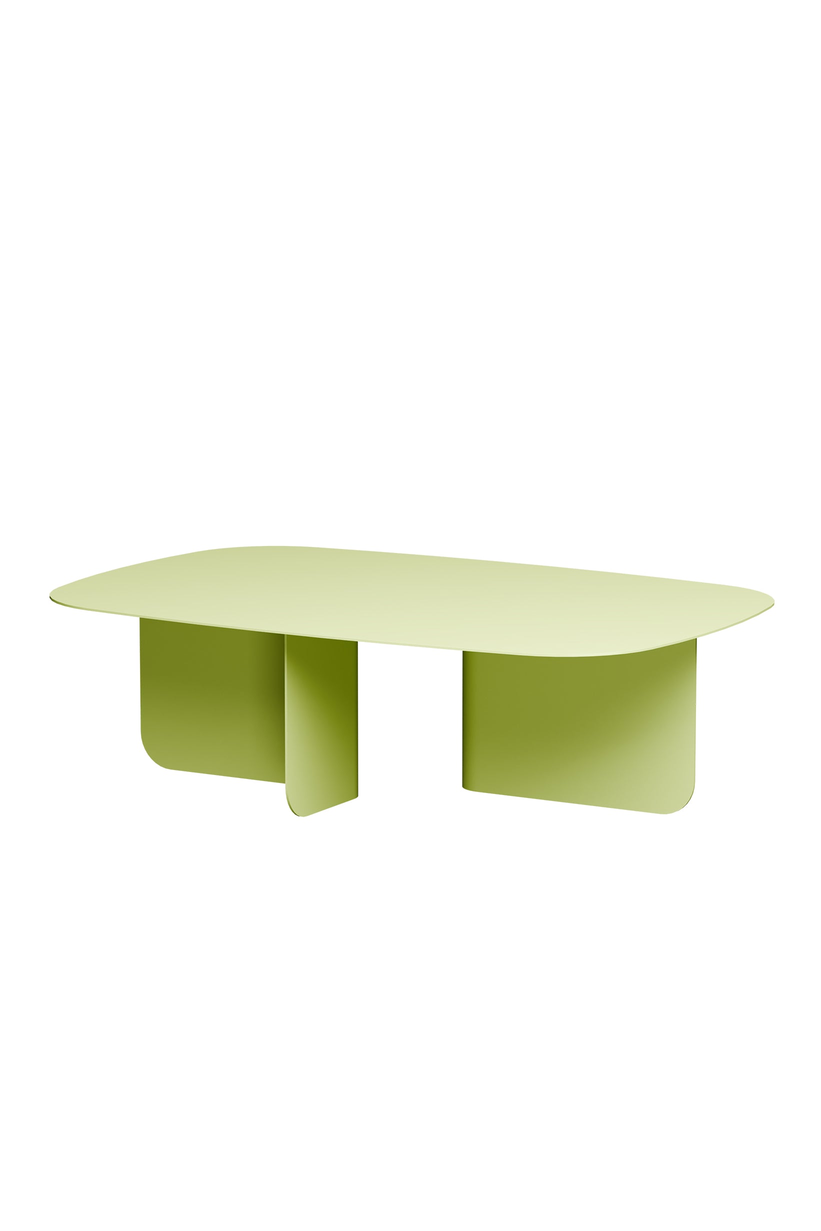 Table basse Livia – design Japandi en tôle thermolaquée