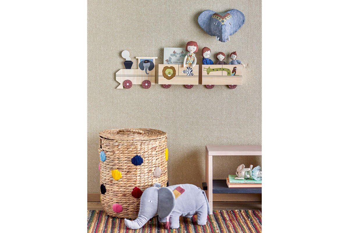 Tabouret enfant Nina – Marchepied en bois de hêtre pour salle de bain et cuisine