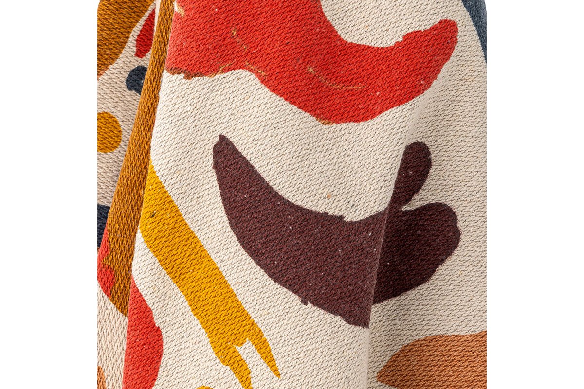 Plaid Tala - Coloré, en coton recyclé