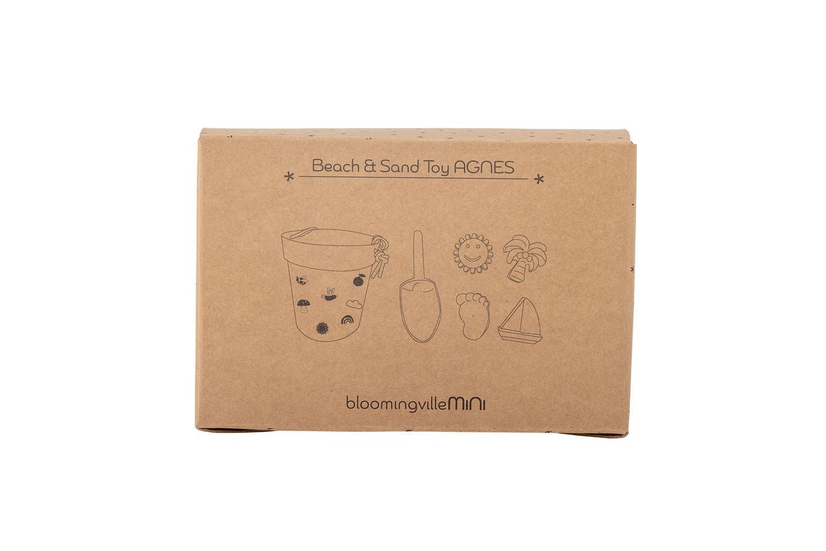 Strand- & Sandspielzeug-Set „Milo“ – Naturfarbenes Silikon