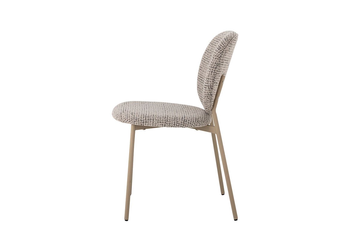Chaise de salle à manger Holly – rembourrage en chenille disponible en plusieurs couleurs