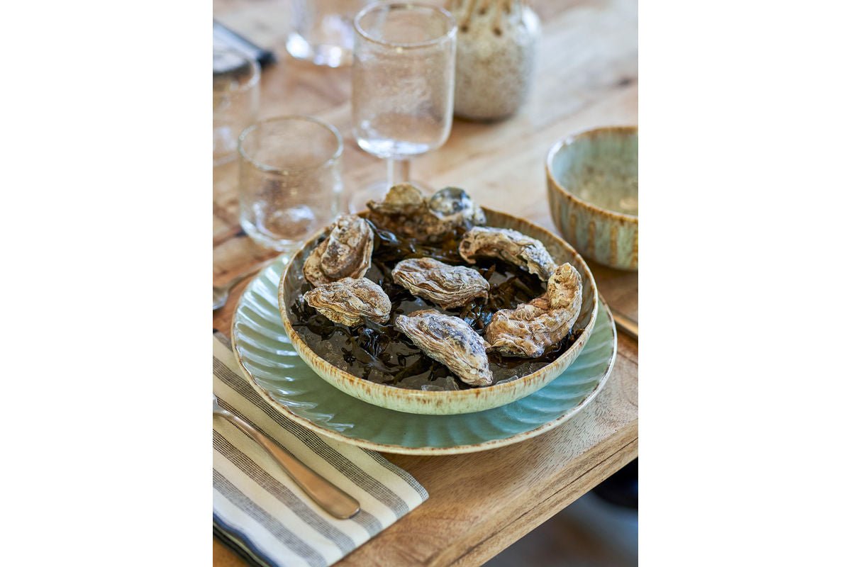 Assiette Coria – fabriquée en grès