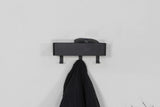Designer Wandgarderobe Mirva - Schwarz