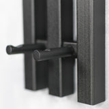 Designer Wandgarderobe Tarvi - Schwarz