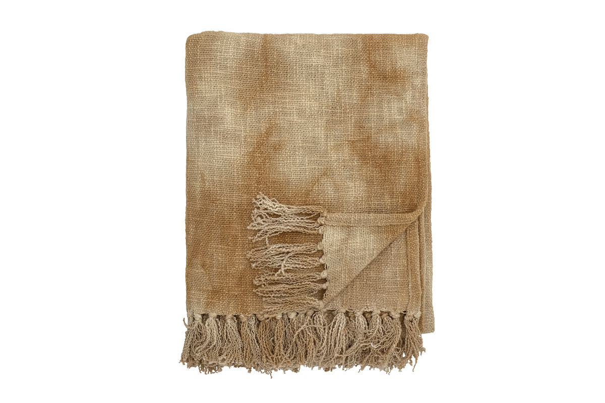 Plaid Romy – Design Tie-Dye en jaune