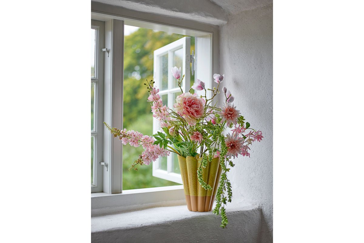 Vase « Yellow Brülé » – en grès