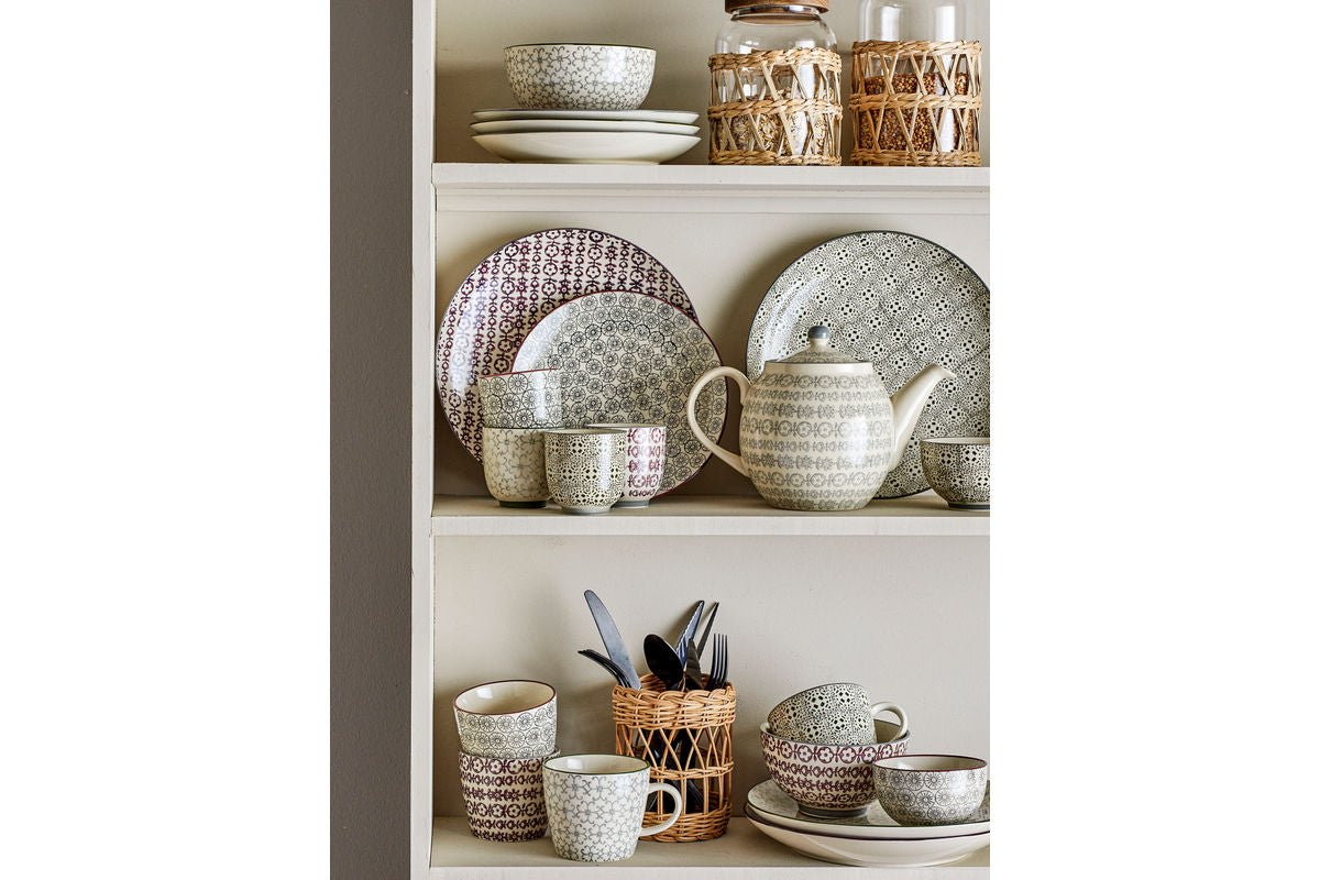 Assiette Solune - fabriquée en grès / lot de 4