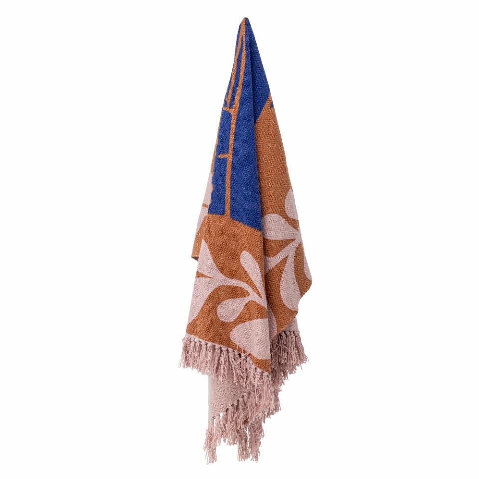 Plaid Sia - Coloré, en coton recyclé