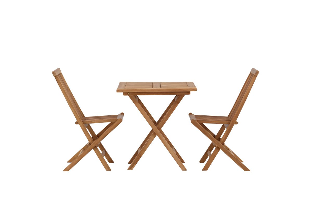 Tuin Cafégroep Americano – 3-delige tuinmeubelset van teakhout