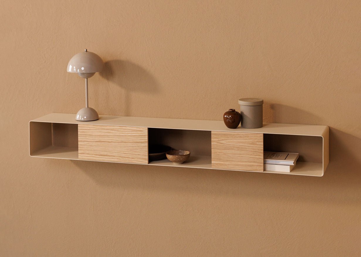 Wandrek Sion – hangende commode van Metaal met kabelhouder