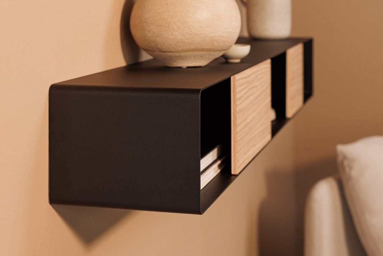 Wandrek Sion – hangende commode van Metaal met kabelhouder