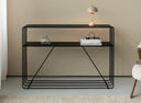 Ladekast Ria – metalen design met twee planken
