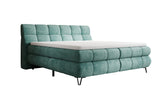 Boxspringbett Milla Cord in Petrol (Poso 125) – Freisteller
