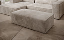 Beistellhocker Vasto in Cord – Beige
