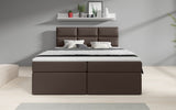 OUTLET - Boxspringbett Carre mit USB-Anschluss - Luxusbetten24