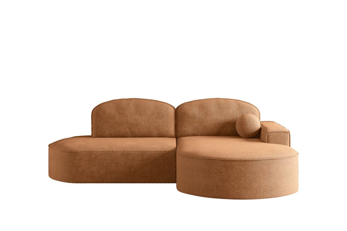 Designerbank Lenny Bouclé met slaap- en klapfunctie
