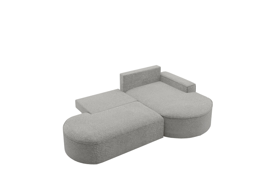 Designerbank Lenny Bouclé met slaap- en klapfunctie