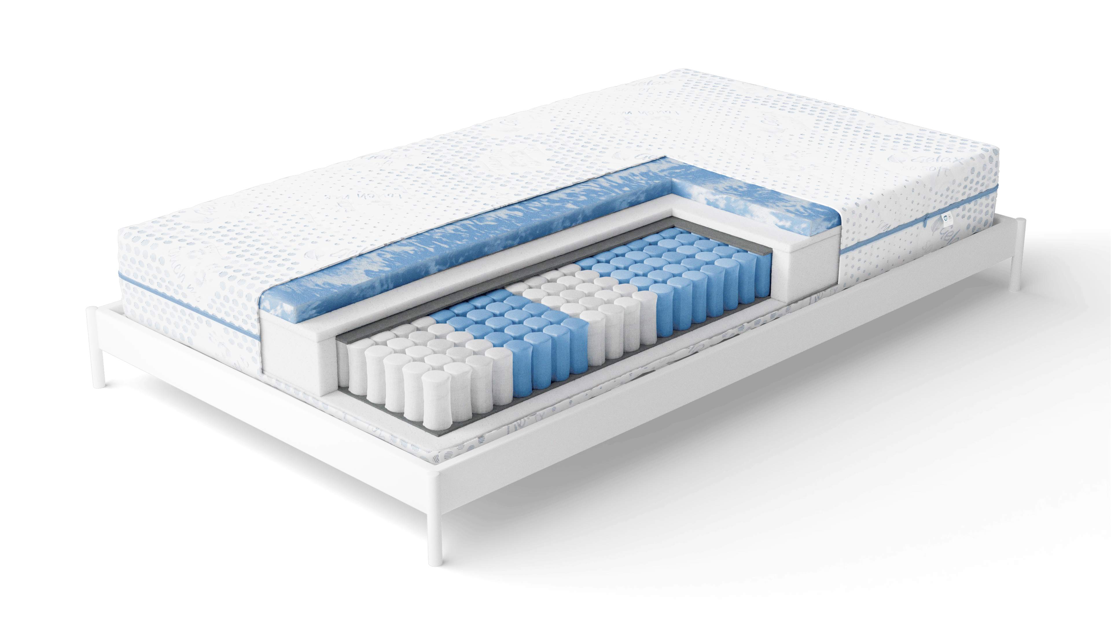 Matelas à ressorts ensachés NightSense® Gelax®