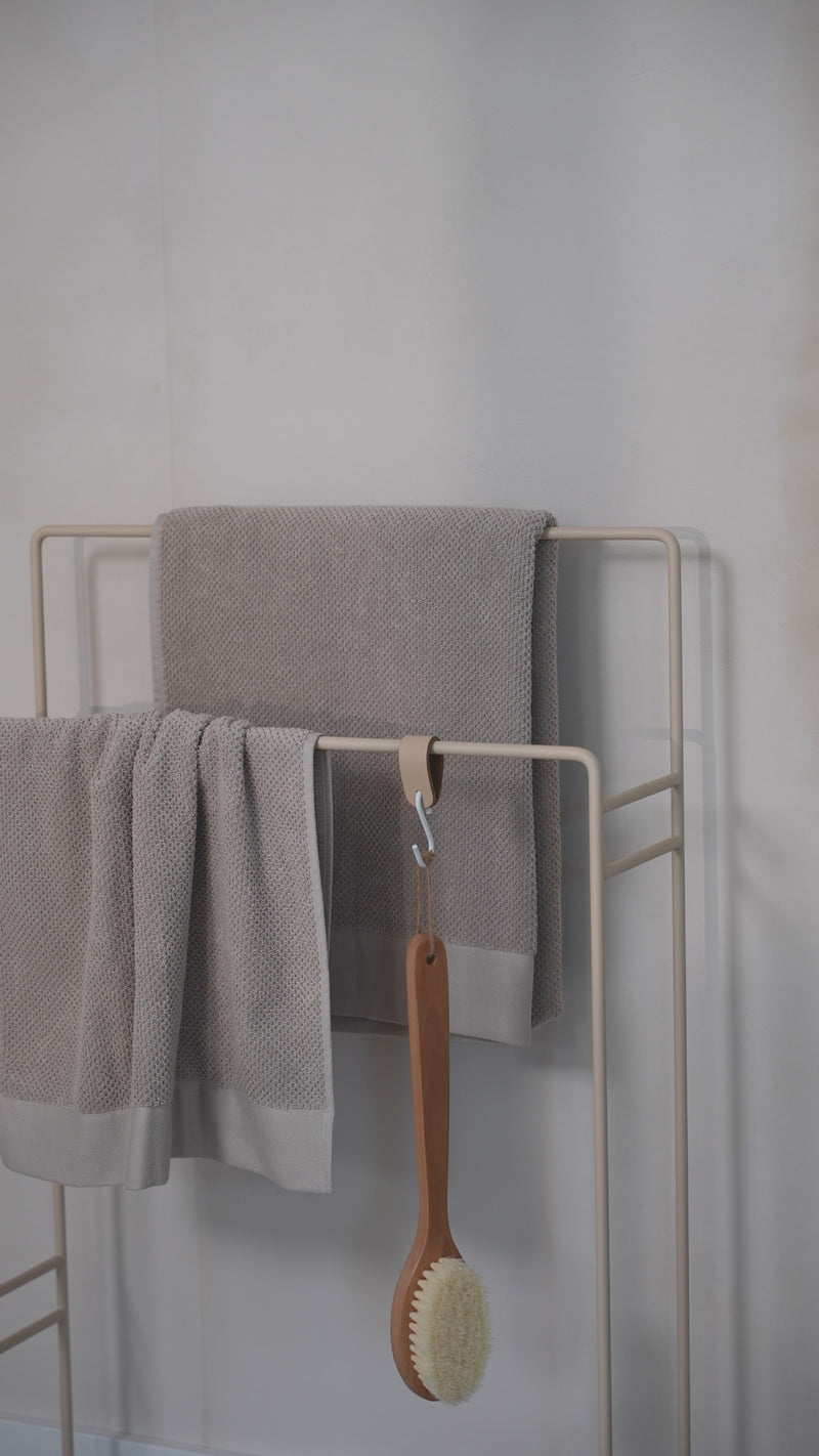 Porte-manteau/porte-serviettes Delaya – Design minimaliste en Métal