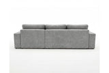 Designer Ecksofa Vigo in Chenille – Grau – Rechts