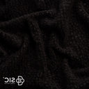 Designer Ecksofa Tino in Strukturstoff – Schwarz – Rechts