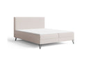 Boxspringbett Selina Slim Bouclé mit Stauraum – Beige