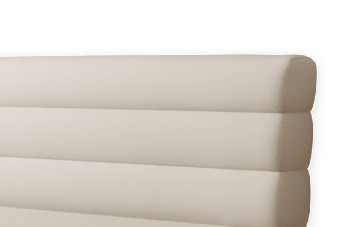 Lit rembourré sur mesure : tête de lit