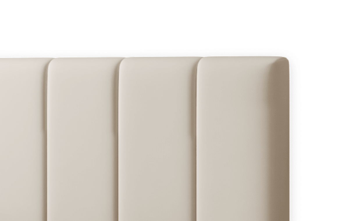 Lit rembourré sur mesure : tête de lit