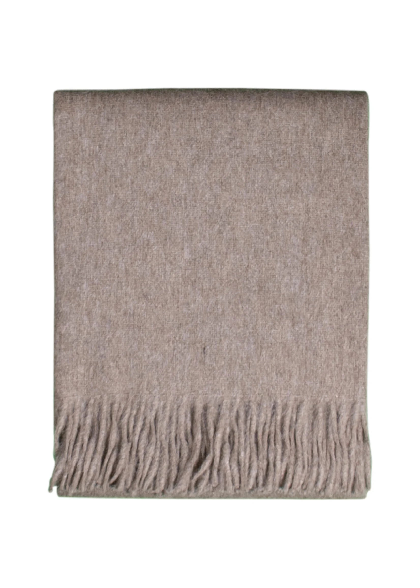 Alpaca Plaid Svala - Pure Alpacawol in Beige - 200x150 cm