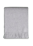 Alpaga jeté de lit Inari - Laine d'alpaga pure en Gris clair - 200x150 cm