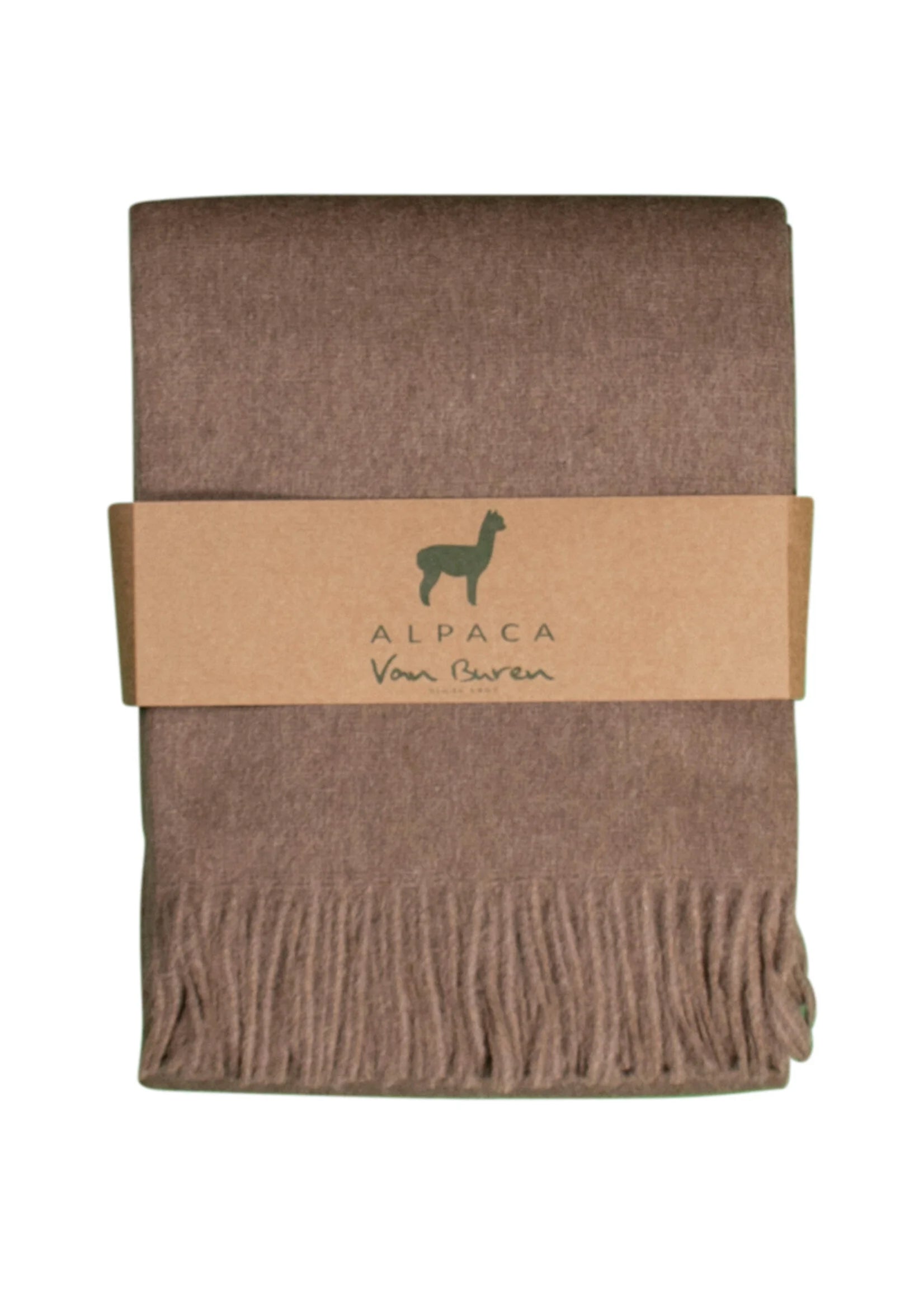 Alpaca Tagesdecke Linnea - Reine Alpakawolle in Zand - 200x150 cm