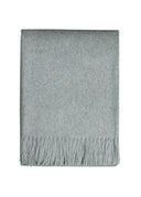 Plaid de jour Alpaga Ylva - Laine d'alpaga pure en Bleu vintage - 200x150 cm