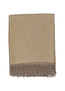 Couverture légère en alpaga Elora - Laine d'alpaga pure en Sable - 175x135 cm