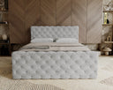 Lit boxspring Chester Velours avec rangement