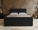 Lit boxspring Chester Velours avec rangement